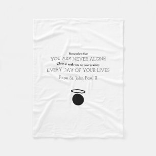 Pope St. John Paul II Quote Blanket