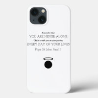 Pope St. John Paul II Quote iPhone Case