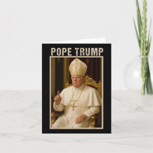 Pope Trump 1 Trump Pope Donald Trump Political Sat Card