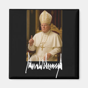 Pope Trump Funny American President Trump Vatican Magnet