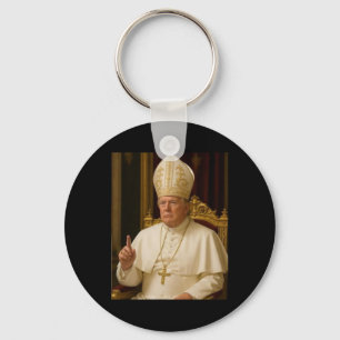 Pope Trump Funny Funny Trump Vatican Christian Ret Key Ring