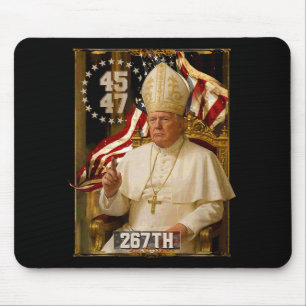 Pope Trump Funny President Trump 1 Mouse Pad