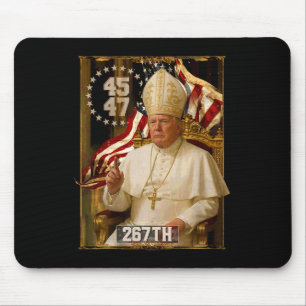 Pope Trump Funny President Trump 2 Mouse Pad