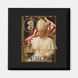 Pope Trump Funny President Trump  Magnet