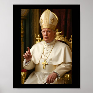 Pope Trump Funny President Trump Wants To Be Futur Poster