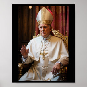 Pope Trump Funny President Trump Wants To Be The N Poster