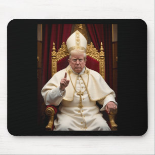 Pope Trump Funny Trump President Trump Vatican Chr Mouse Pad