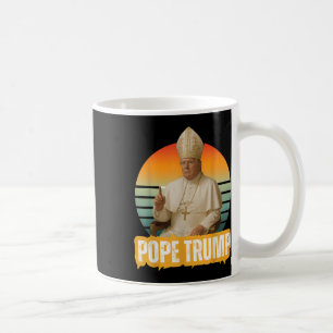 Pope Trump Funny Trump Vatican Christian Retro Chu Coffee Mug