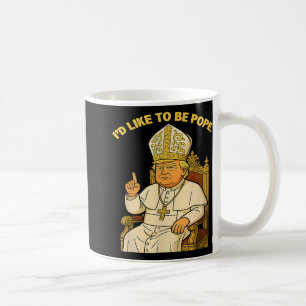 Pope Trump Funny Trump Vatican Christian Retro Chu Coffee Mug