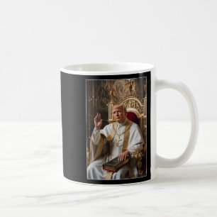 Pope Trump Funny Trump Vatican Christian Retro Chu Coffee Mug
