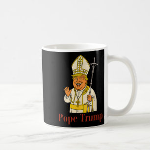 Pope Trump Funny Trump Vatican Christian Retro Chu Coffee Mug
