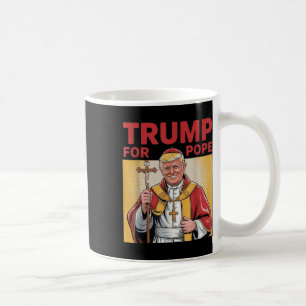 Pope Trump Funny Trump Vatican Christian Retro Chu Coffee Mug
