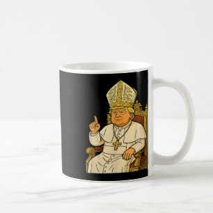 Pope Trump Funny Trump Vatican Christian Retro Chu Coffee Mug