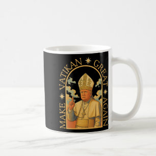 Pope Trump Funny Trump Vatican Christian Retro Chu Coffee Mug