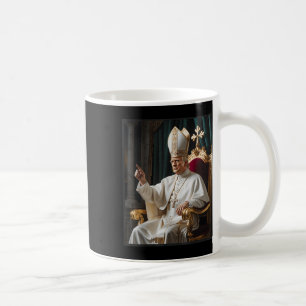 Pope Trump Funny Trump Vatican Christian Retro Chu Coffee Mug