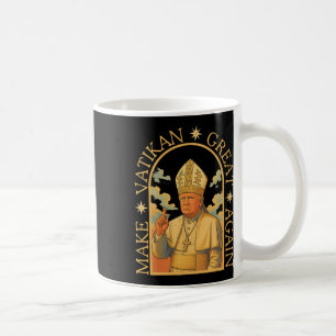 Pope Trump Funny Trump Vatican Christian Retro Chu Coffee Mug