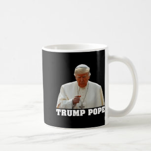 Pope Trump Funny Trump Vatican Christian Retro Chu Coffee Mug