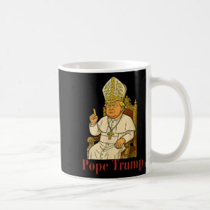 Pope Trump Funny Trump Vatican Christian Retro Chu Coffee Mug