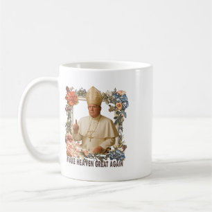 Pope Trump Funny Trump Vatican Christian Retro Chu Coffee Mug