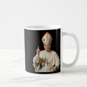 Pope Trump Funny Trump Vatican Christian Retro Chu Coffee Mug