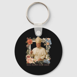 Pope Trump Funny Trump Vatican Christian Retro Chu Key Ring