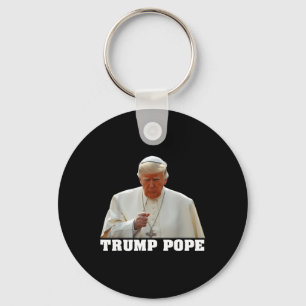 Pope Trump Funny Trump Vatican Christian Retro Chu Key Ring