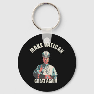 Pope Trump Funny Trump Vatican Christian Retro Chu Key Ring