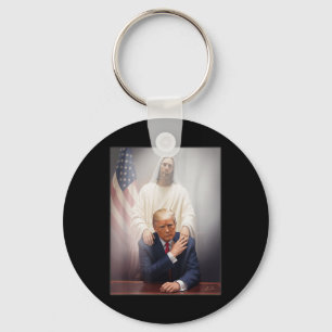 Pope Trump Funny Trump Vatican Christian Retro Chu Key Ring