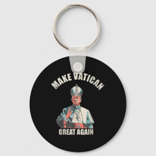 Pope Trump Funny Trump Vatican Christian Retro Chu Key Ring