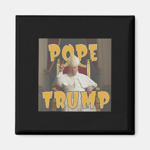 Pope Trump Funny Trump Vatican Christian Retro Chu Magnet
