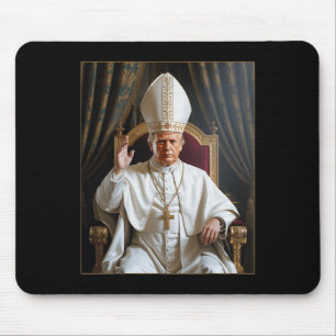 Pope Trump Funny Trump Vatican Christian Retro Chu Mouse Pad