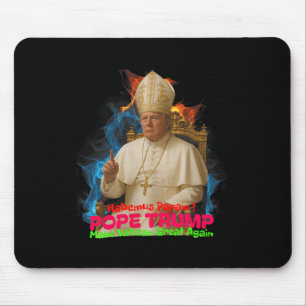 Pope Trump Funny Trump Vatican Christian Retro Chu Mouse Pad