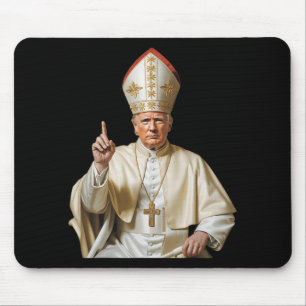 Pope Trump Funny Trump Vatican Christian Retro Chu Mouse Pad