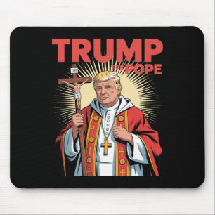 Pope Trump Funny Trump Vatican Christian Retro Chu Mouse Pad