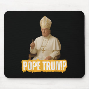 Pope Trump Funny Trump Vatican Christian Retro Chu Mouse Pad