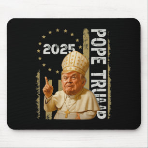 Pope Trump Funny Trump Vatican Christian Retro Chu Mouse Pad