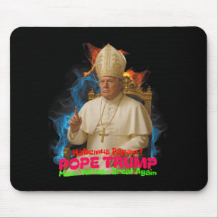 Pope Trump Funny Trump Vatican Christian Retro Chu Mouse Pad