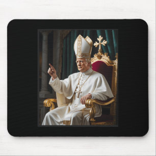 Pope Trump Funny Trump Vatican Christian Retro Chu Mouse Pad