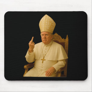 Pope Trump Funny Trump Vatican Christian Retro Chu Mouse Pad