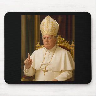 Pope Trump Funny Trump Vatican Christian Retro Chu Mouse Pad