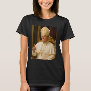 Pope Trump Funny Trump Vatican Christian Retro Chu T-Shirt