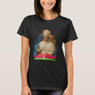 Pope Trump Funny Trump Vatican Christian Retro Chu T-Shirt