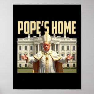 Pope Trump Home Trump Pope Donald Trump Political Poster