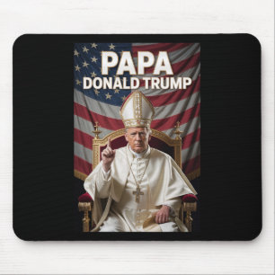 Pope Trump Mouse Pad