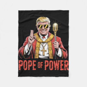Pope Trump President Wants To Be The Next Pope Men Fleece Blanket