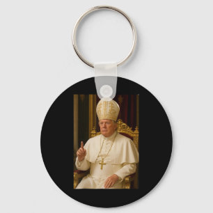 Pope Trump Shirt Funny Pope President Trump For Me Key Ring
