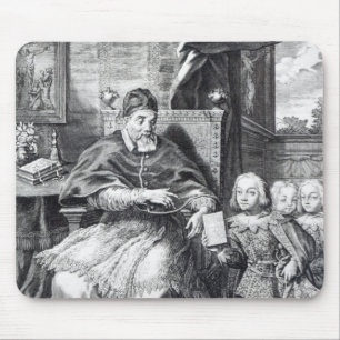 Pope Urban VIII with his nephews Mouse Pad