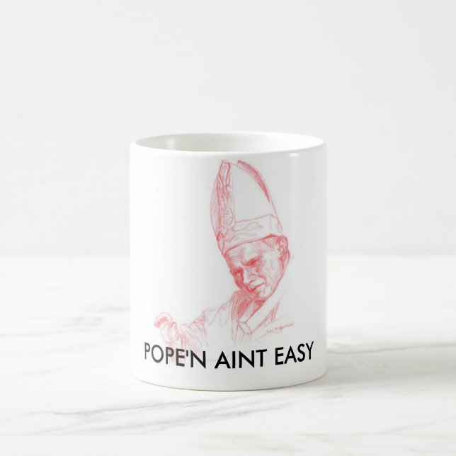 POPE'N AINT EASY COFFEE MUG (Center)