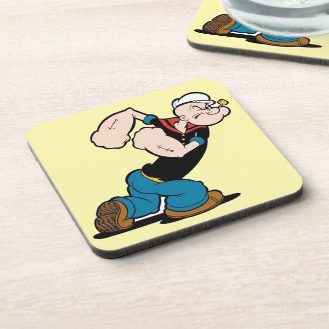Popeye Beverage Coaster (Left Side)