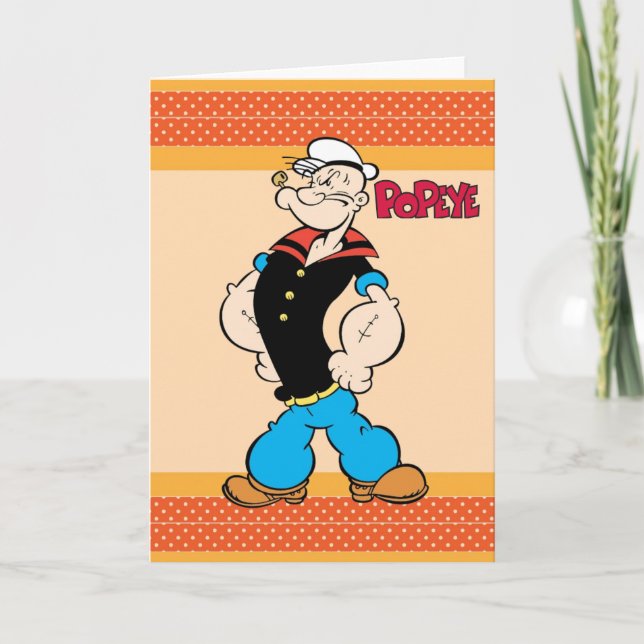 Popeye Greeting Card (Front)